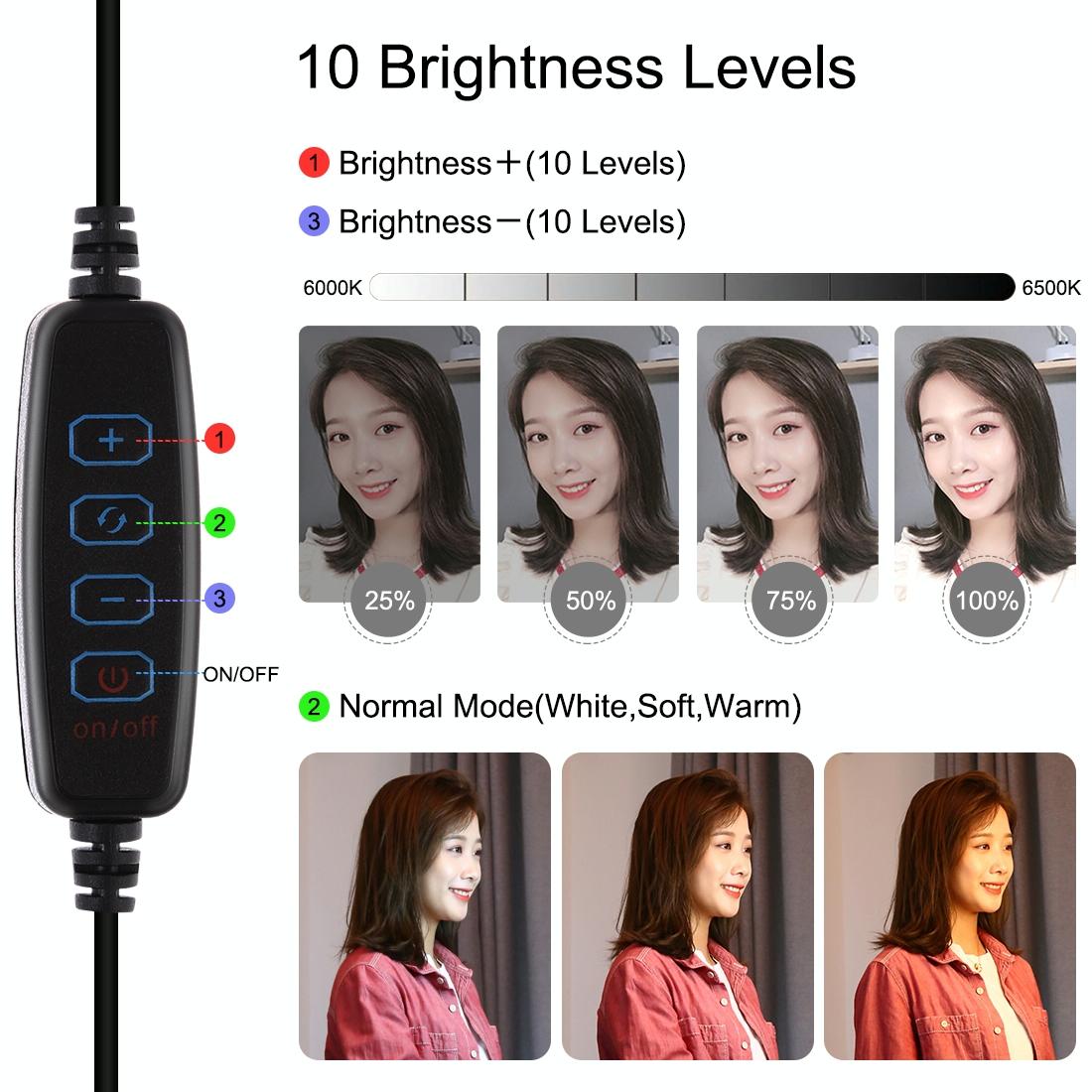 V562-8203TKP-202505211910-12 4-In-1 Vlogging Kit With 4.7 Ring Light Mic Tripod & Stabilizer - Image 13