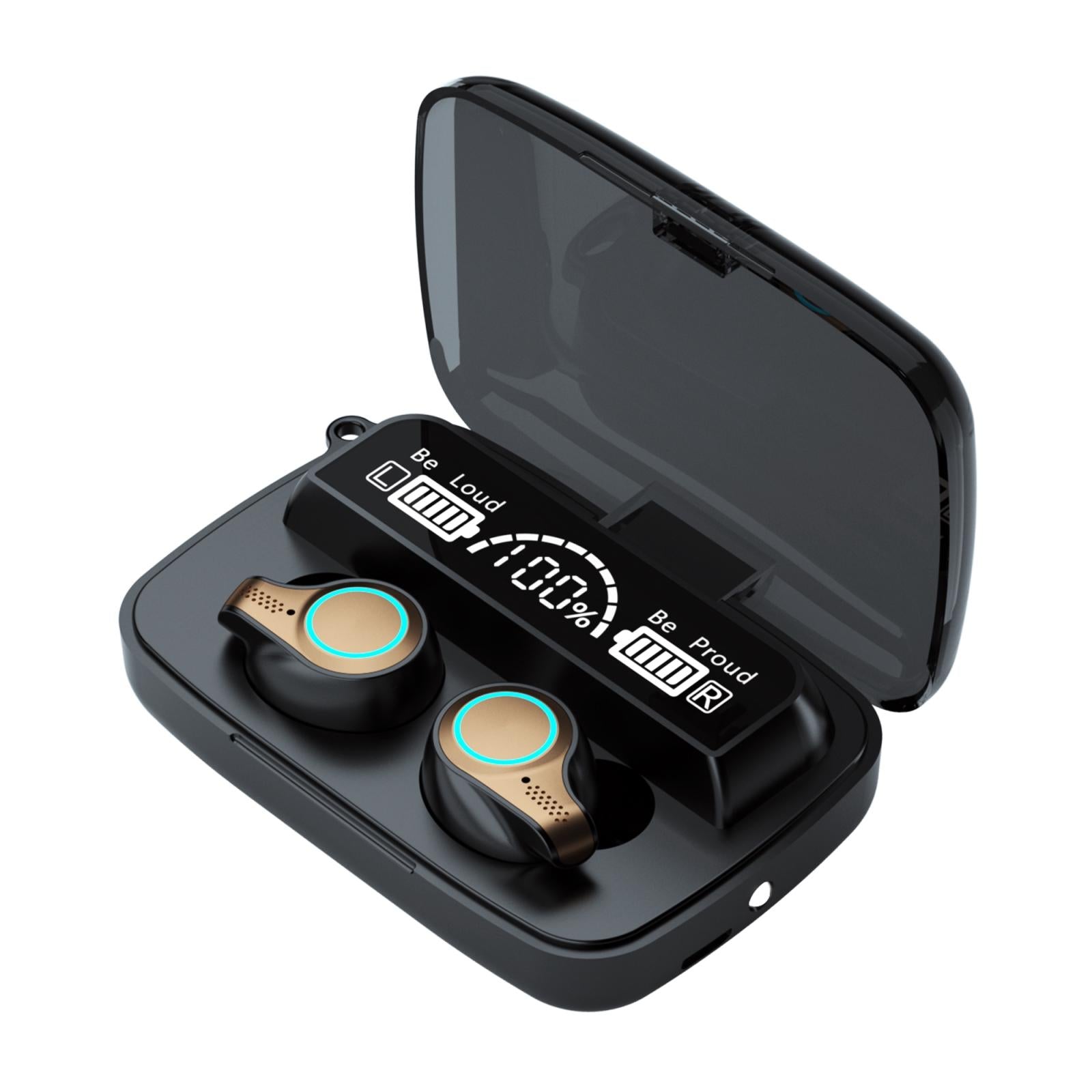V562-944900ADE-202505261746-01 Waterproof Wireless Bluetooth 5.0 Earphones with Charging Box and Led Display - Image 2
