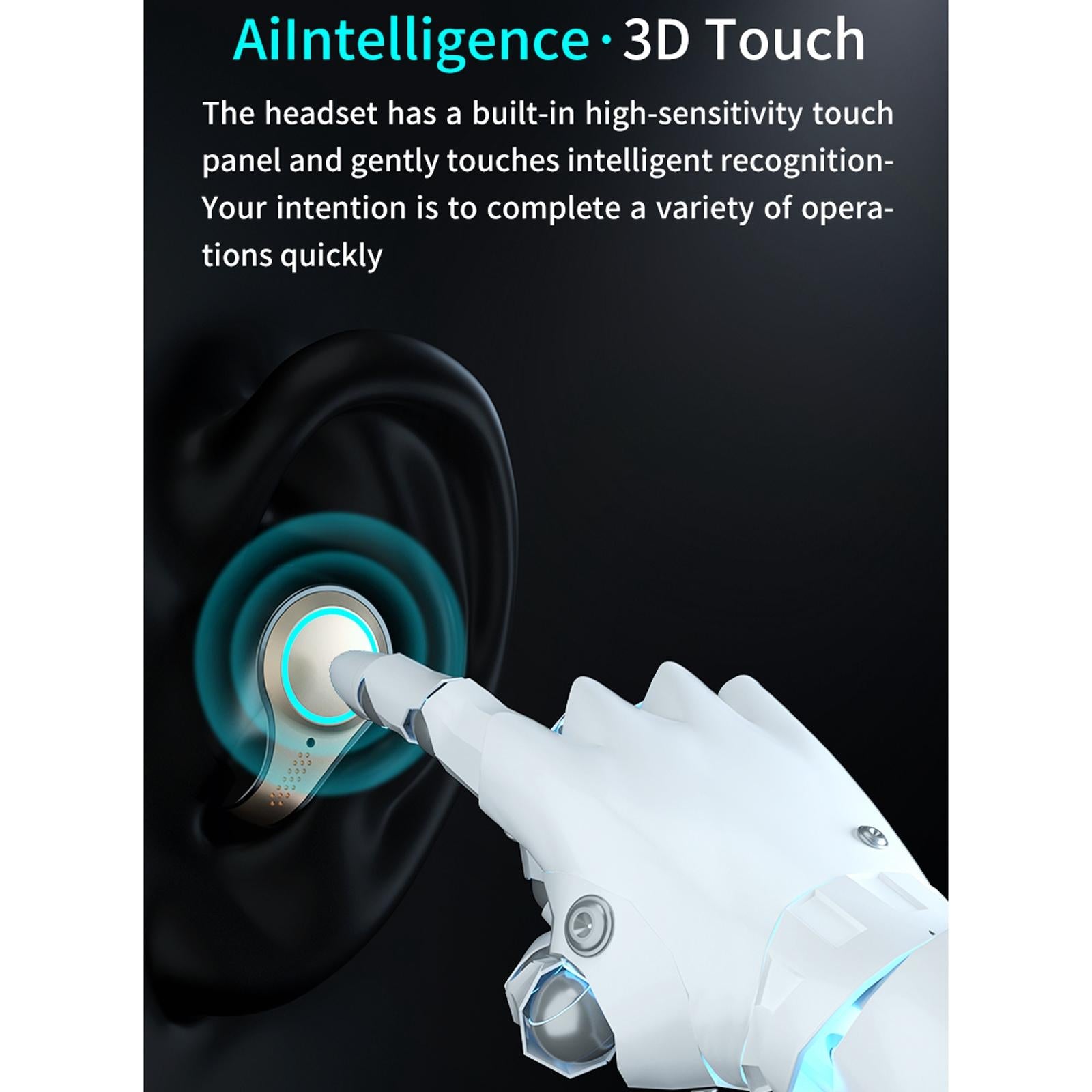 V562-944900ADE-202505261746-04 Waterproof Wireless Bluetooth 5.0 Earphones with Charging Box and Led Display - Image 5