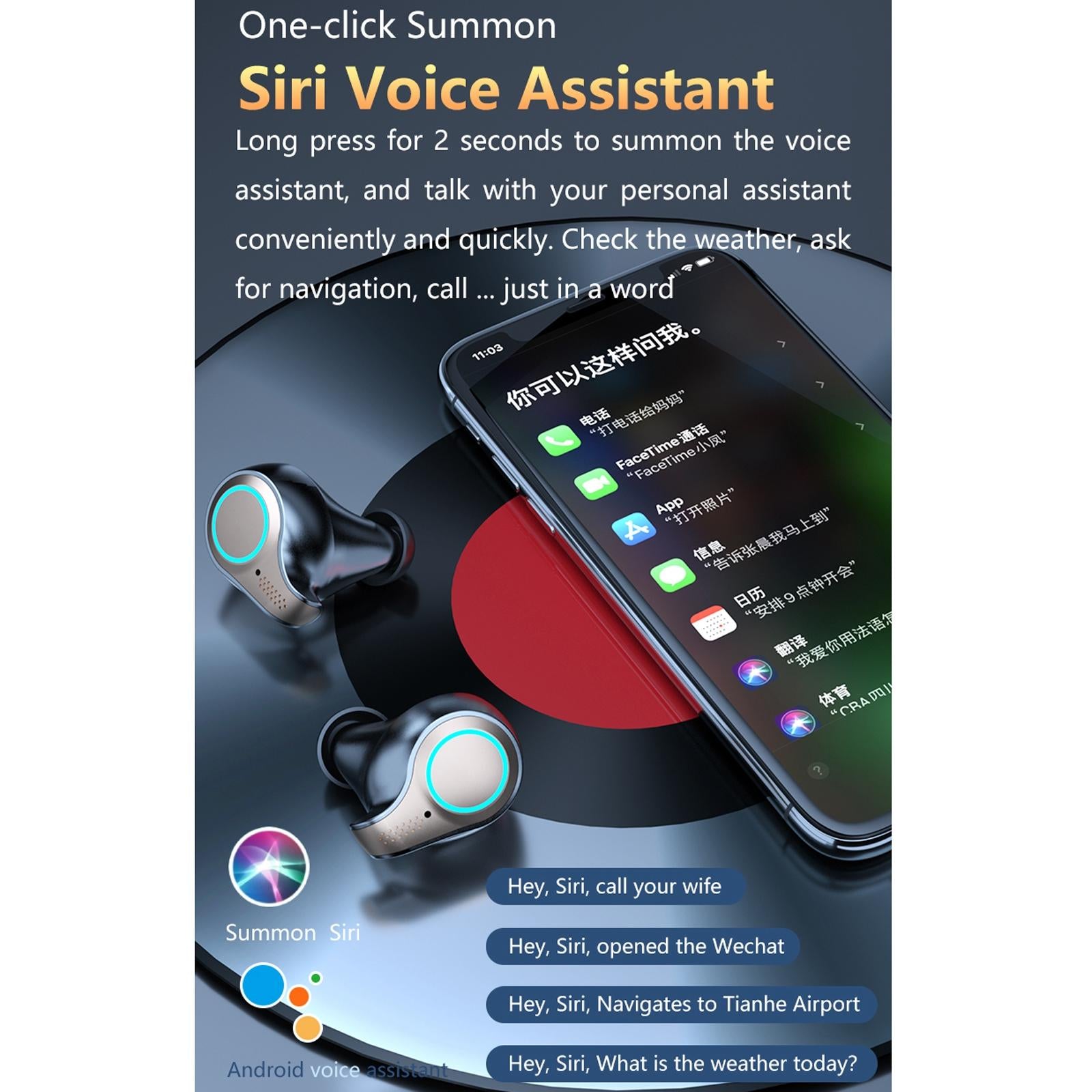 V562-944900ADE-202505261746-05 Waterproof Wireless Bluetooth 5.0 Earphones with Charging Box and Led Display - Image 6