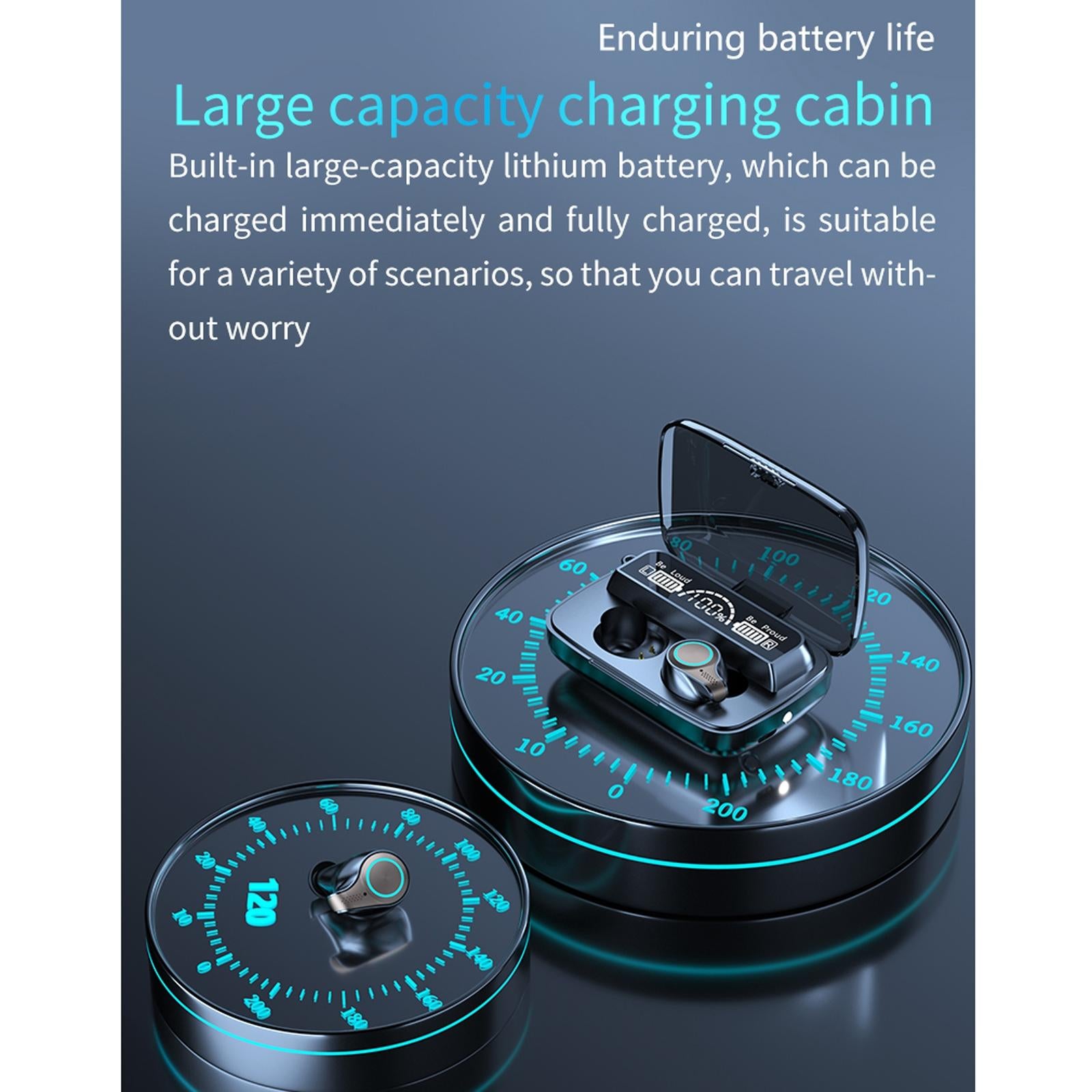 V562-944900ADE-202505261746-06 Waterproof Wireless Bluetooth 5.0 Earphones with Charging Box and Led Display - Image 7