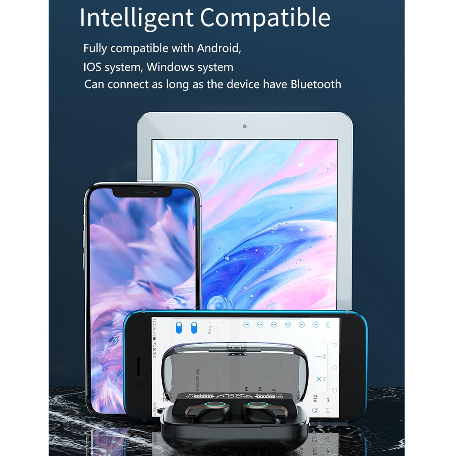 V562-944900ADE-202505261746-10 Waterproof Wireless Bluetooth 5.0 Earphones with Charging Box and Led Display - Image 11
