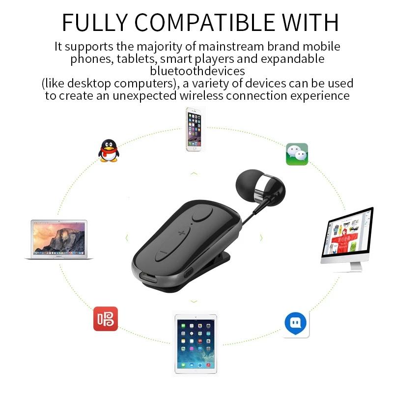 V562-A10008400AYS-202505222046-08 Wireless Bluetooth Earphone with Vibration Reminder and Clip - Black - Image 9