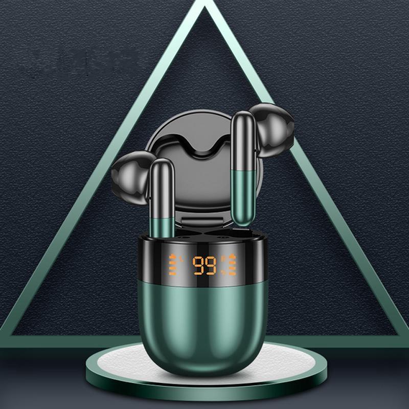 V562-A100134100AYS-202505222005-02 Wireless Bluetooth Earphones with Led Display and Hifi Sound for Sports - Black - Image 3