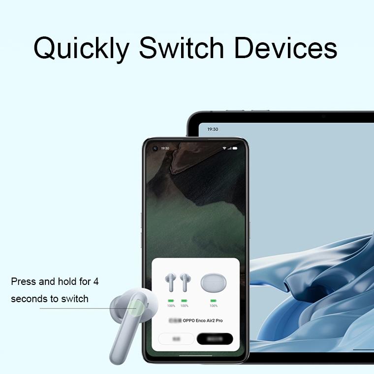 V562-A1003960060DBT-202502241640-05 Wireless Active Noise-cancelling Earbuds for Music and Gaming - White - Image 6