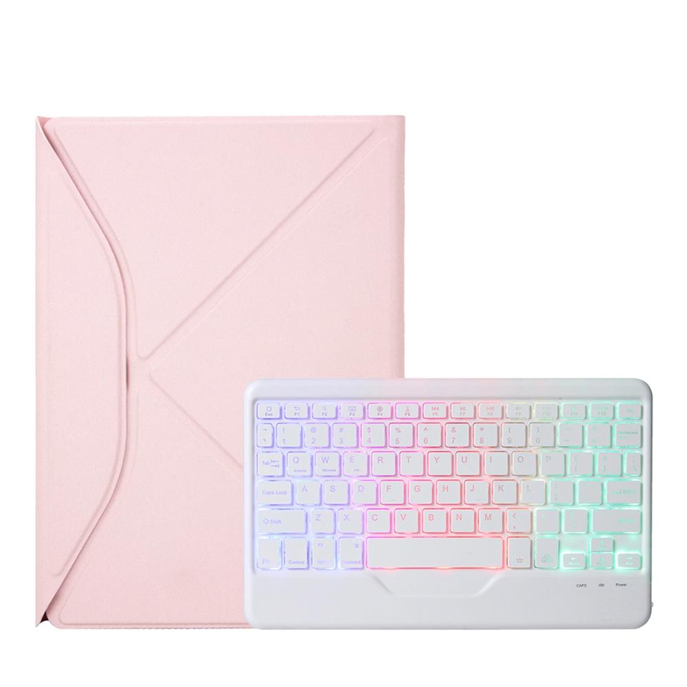 V562-A100972300ADE-202504291937-07 Bluetooth Keyboard Leather Case For Ipad Pro 11 - Backlit With Pen Slot - Black - Image 8