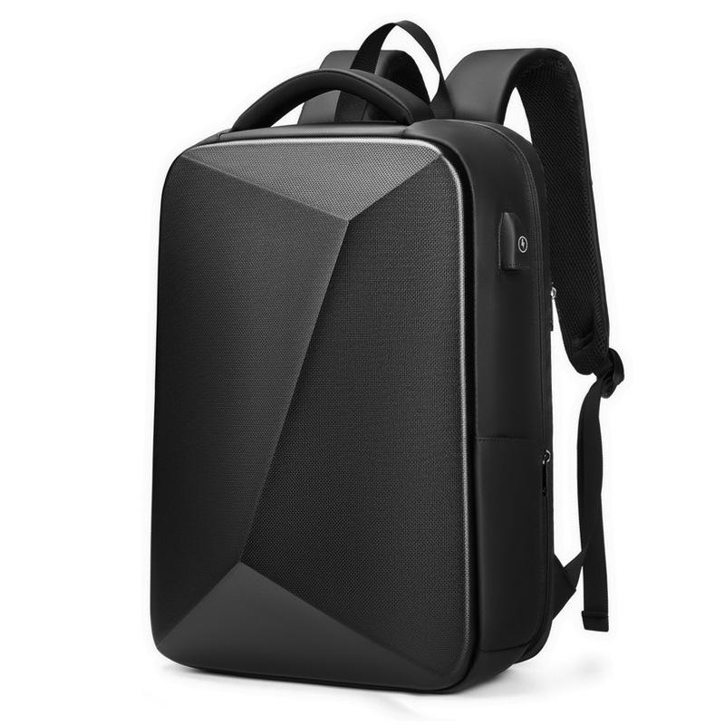 V562-A1009873060DBT-202505211937-00 Expandable Usb Laptop Backpack for Business Travel - Black - Image 1
