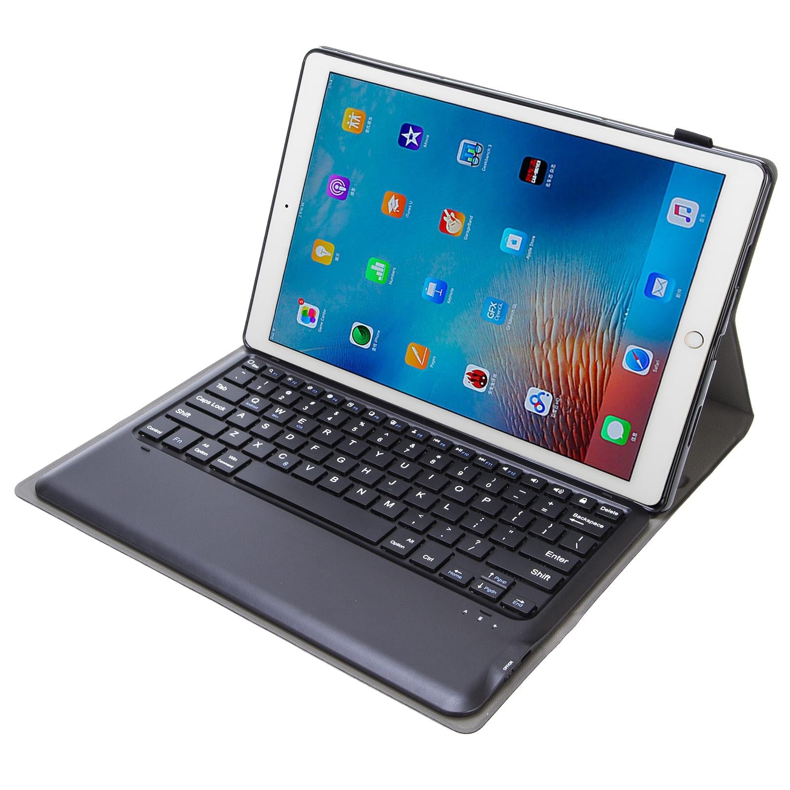 V562-A101206200ADE-202504292022-06 Detachable Bluetooth Keyboard Leather Case For Ipad Pro 12.9 With Tpu Bracket - Black - Image 7