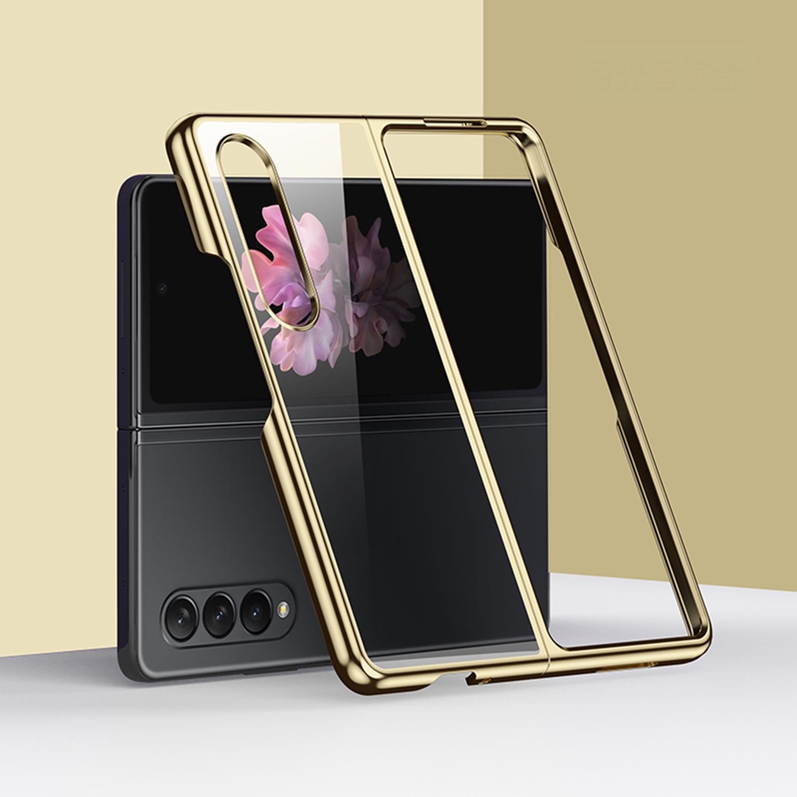 V562-A101392300ADE-202503211411-08 For Samsung Galaxy Z Fold4 5G Shockproof Electroplated Case Samsung Fold 4 - Purple - Image 9