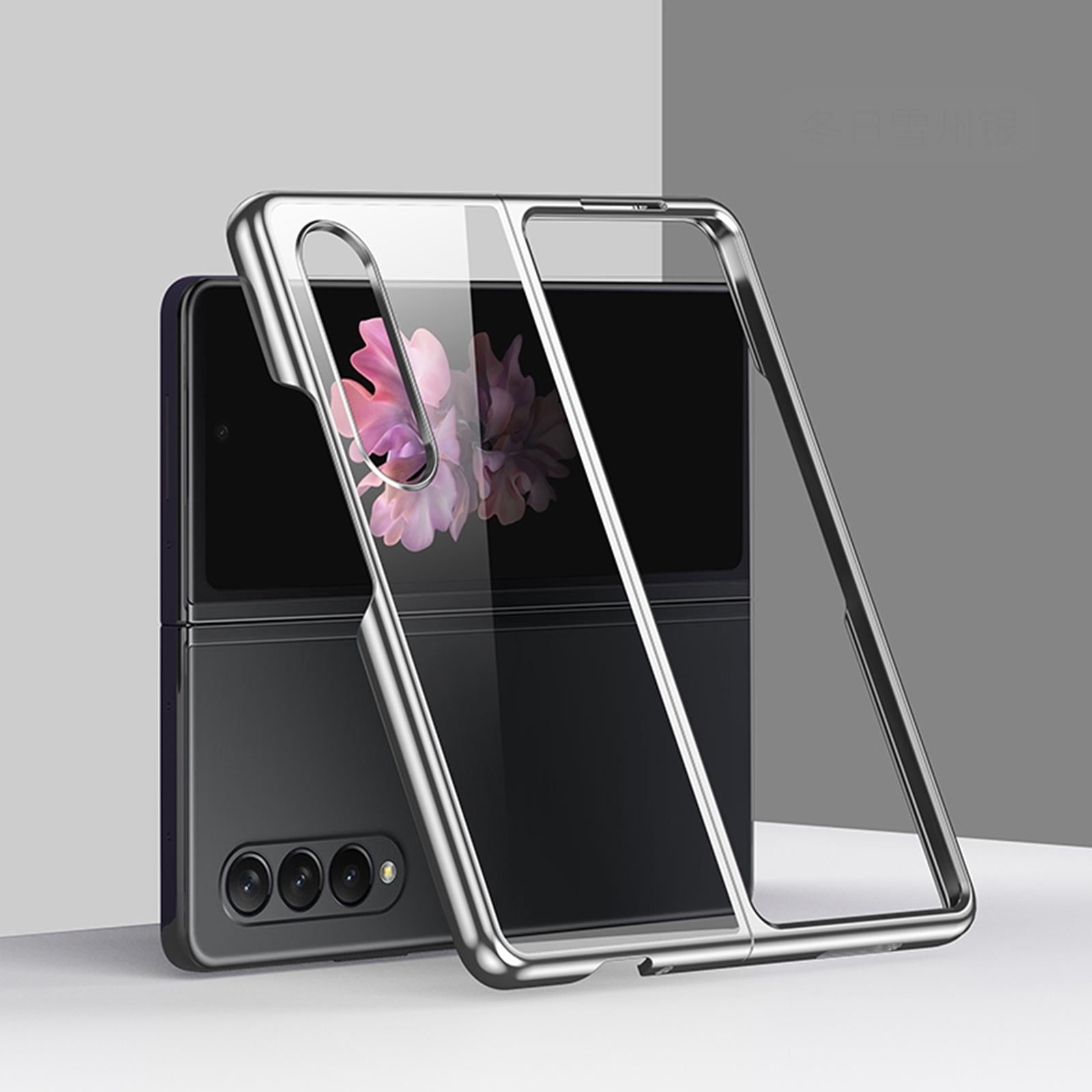V562-A101392300ADE-202503211411-13 For Samsung Galaxy Z Fold4 5G Shockproof Electroplated Case Samsung Fold 4 - Purple - Image 14