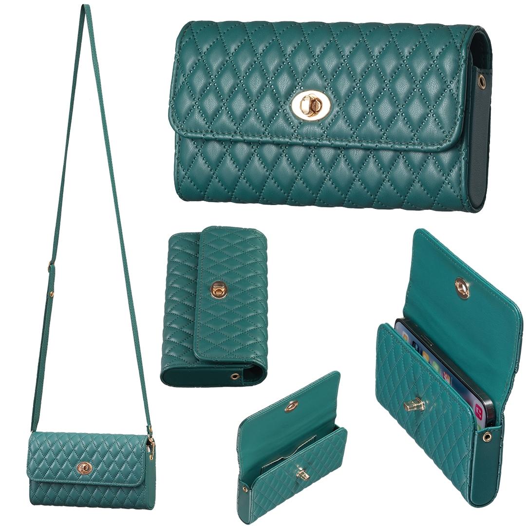 V562-A101408400ADE-202505191620-00 Horizontal Pu Crossbody Shoulder Bag - Green - Image 1