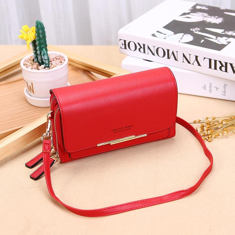 V562-A1014222750DBT-202505191547-00 Large Capacity Multi Function Women Wallet - Red - Image 1