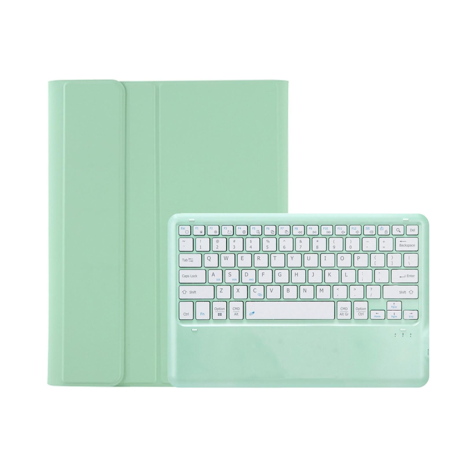 V562-A101499200ADE-202504291932-02 Detachable Bluetooth Keyboard Leather Case For Ipad Pro 12.9 2021 / 2020 / 2018 With Pen Slot - Black - Image 3