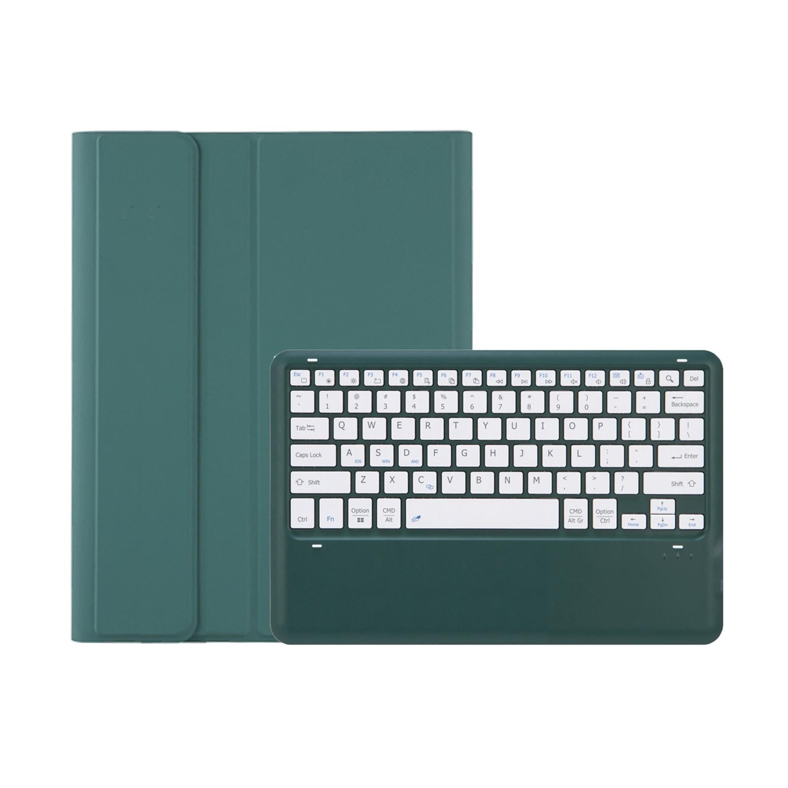 V562-A101499200ADE-202504291932-12 Detachable Bluetooth Keyboard Leather Case For Ipad Pro 12.9 2021 / 2020 / 2018 With Pen Slot - Black - Image 13