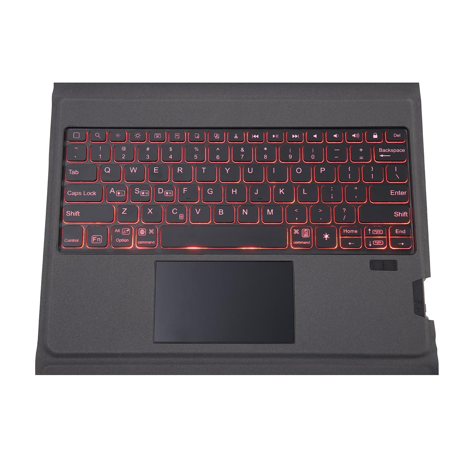 V562-A101981300ADE-202504292020-05 Bluetooth Keyboard Leather Case With Backlight & Touchpad For Ipad Air 10.9 - Black - Image 6