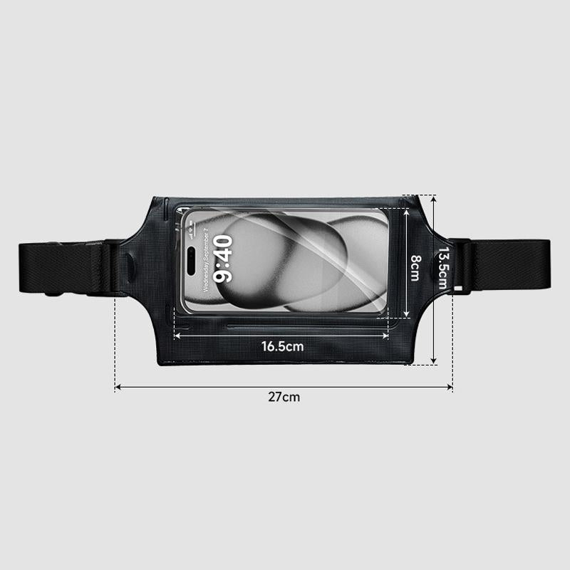 V562-A1019905060DBT-202504251512-08 Waterproof Waist Bag For Mobile Phone And Sports - Mint Blue - Image 9