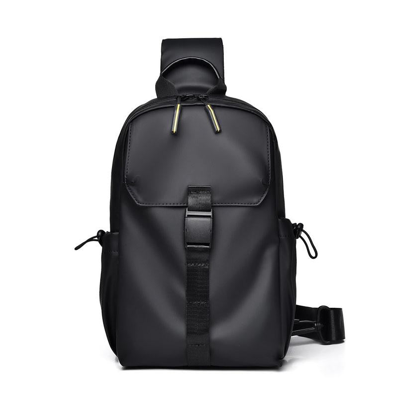 V562-A1022134060DBT-202505191535-01 2023 Large Capacity Waterproof Crossbody Chest Bag For Cycling & Sports - Black - Image 2