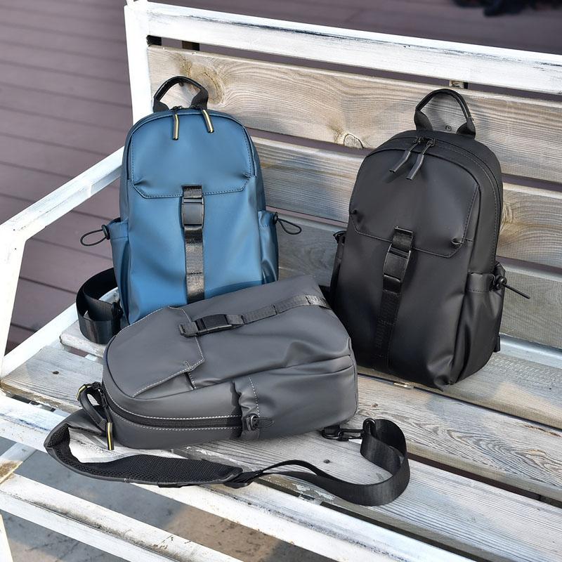V562-A1022134060DBT-202505191535-03 2023 Large Capacity Waterproof Crossbody Chest Bag For Cycling & Sports - Black - Image 4