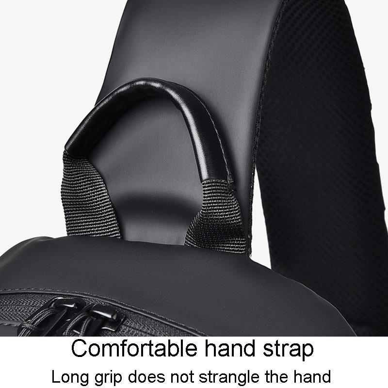 V562-A1022134060DBT-202505191535-08 2023 Large Capacity Waterproof Crossbody Chest Bag For Cycling & Sports - Black - Image 9