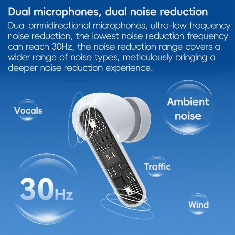 V562-A102285600ADE-202505261841-02 Wireless Active Noise-cancelling Earbuds - White - Image 3