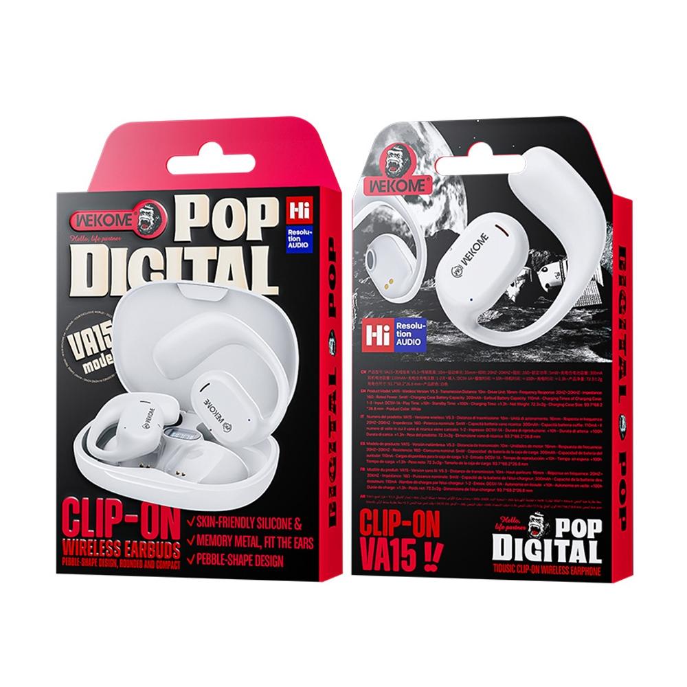 V562-A102328400ADE-202505222032-06 Wireless Bluetooth Earphone - Wk Va15 Air Conduction - Ear Hanging - Black - Image 7