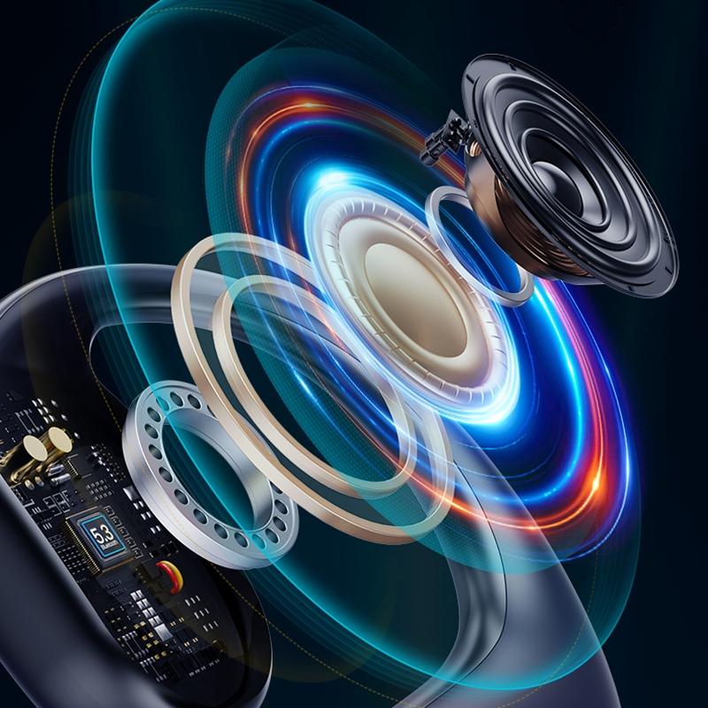 V562-A102328400ADE-202505222032-10 Wireless Bluetooth Earphone - Wk Va15 Air Conduction - Ear Hanging - Black - Image 11