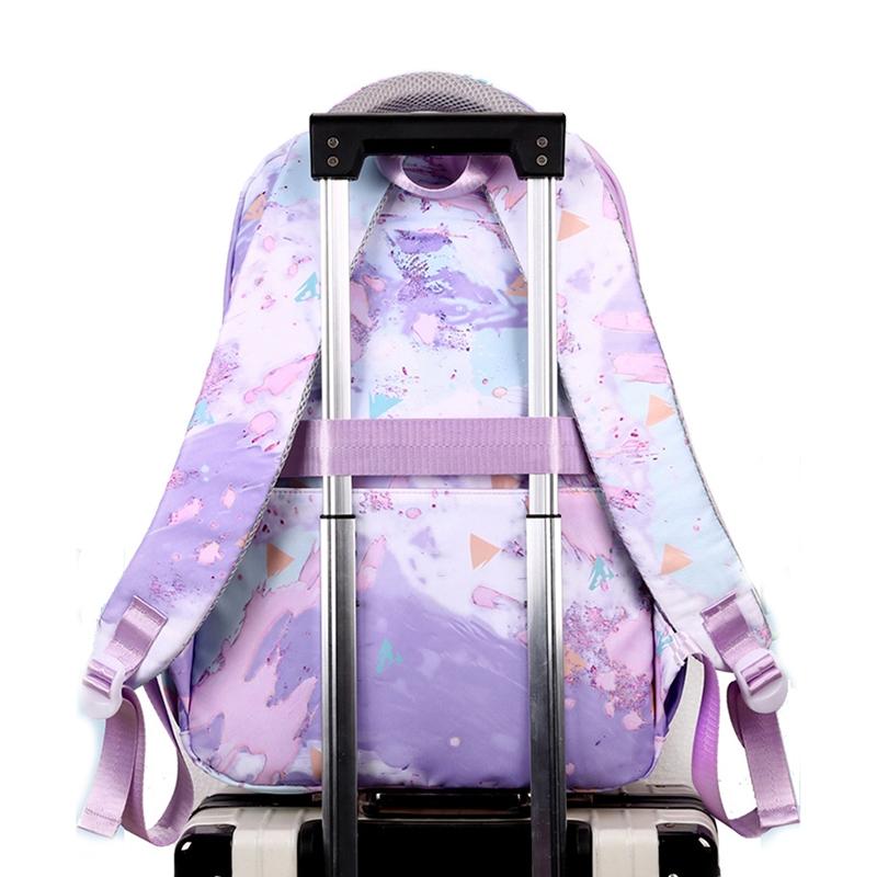 V562-A1026374060DBT-202503041821-04 Backpack Set with Lunch Bag & Pencil Case for Kids - Pink - Image 5