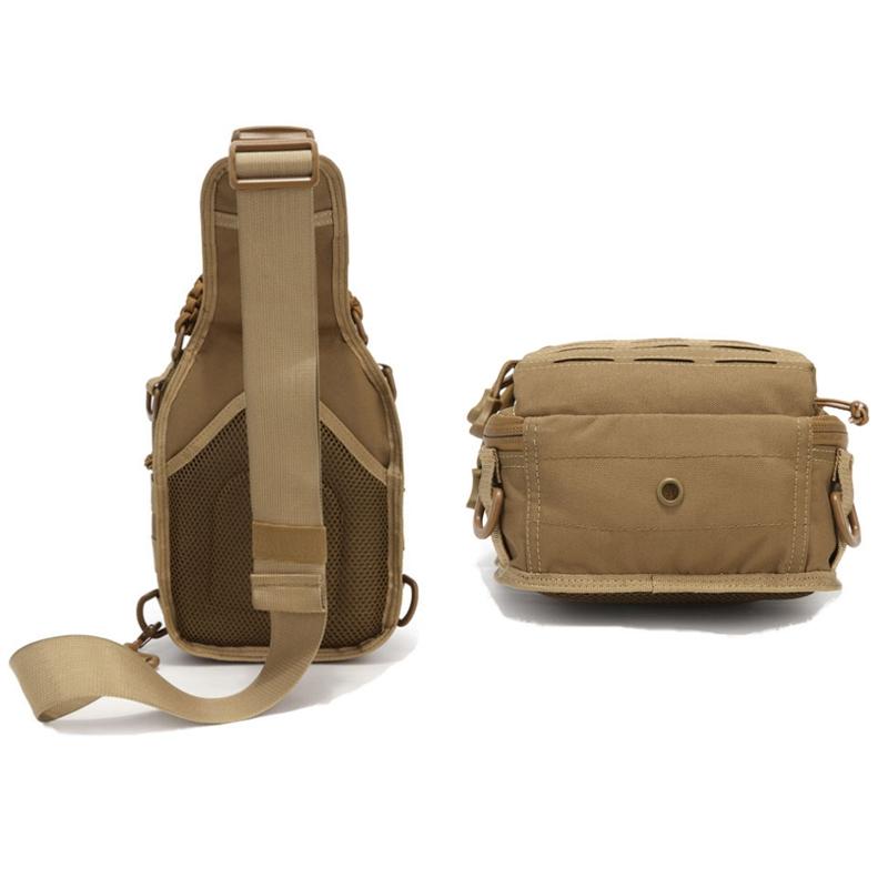 V562-A1026492060DBT-202503041245-03 Multifunctional Laser Cut Crossbody Bag For Outdoor Sports - Khaki - Image 4