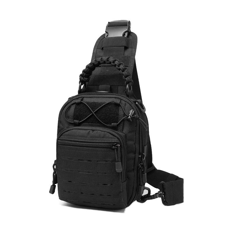 V562-A1026492060DBT-202503041245-06 Multifunctional Laser Cut Crossbody Bag For Outdoor Sports - Khaki - Image 7