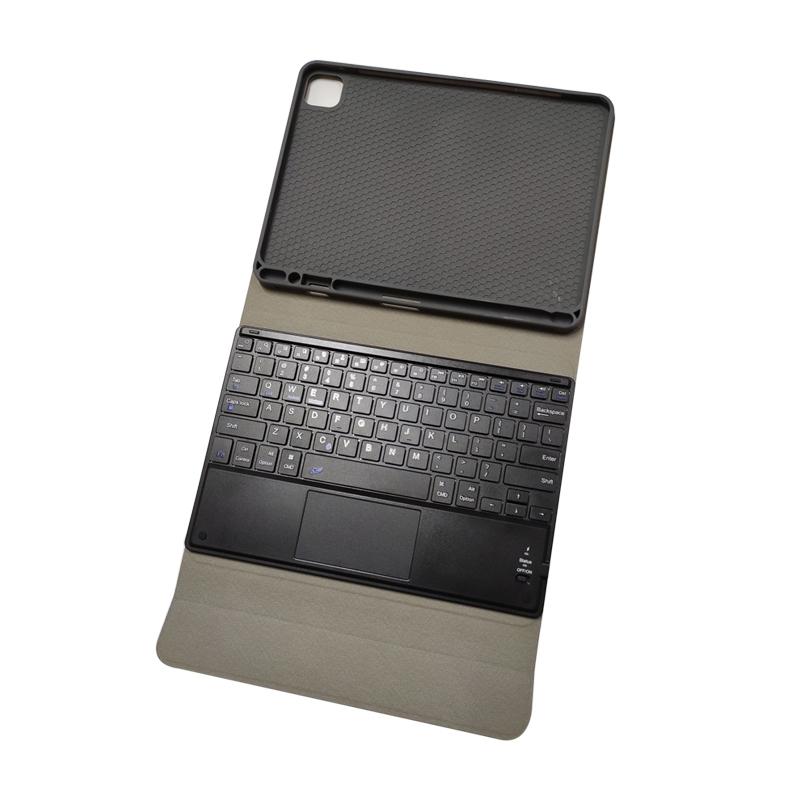 V562-A10281300ADE-202504291820-04 Bluetooth Keyboard Tablet Case For Ipad Pro 11 - Detachable Touch Leather Holder Pen Slot - Black - Image 5