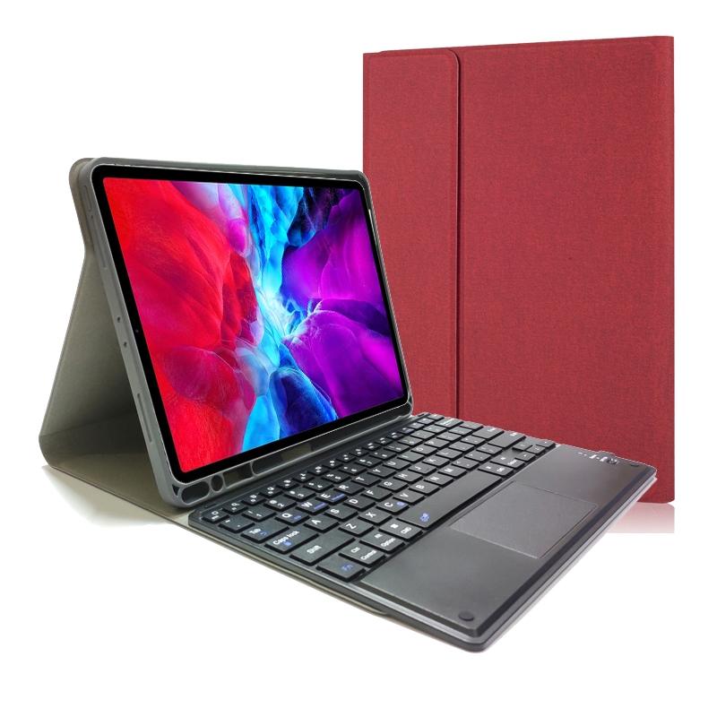 V562-A10281300ADE-202504291820-07 Bluetooth Keyboard Tablet Case For Ipad Pro 11 - Detachable Touch Leather Holder Pen Slot - Black - Image 8