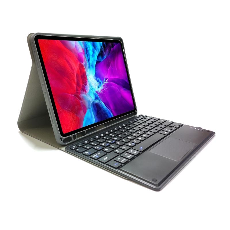 V562-A10281300ADE-202504291820-09 Bluetooth Keyboard Tablet Case For Ipad Pro 11 - Detachable Touch Leather Holder Pen Slot - Black - Image 10