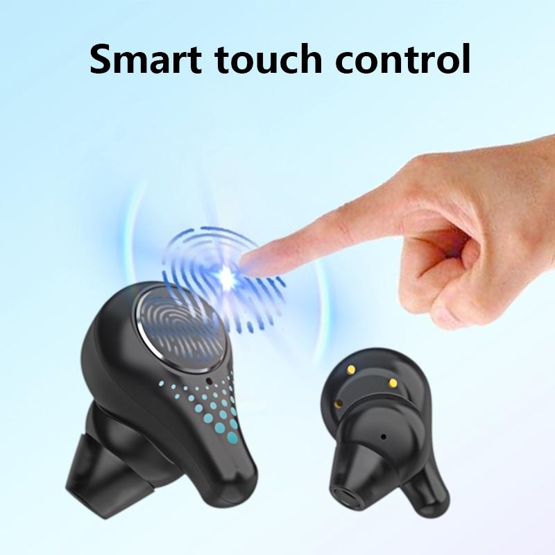 V562-A102970100AYS-202505261846-05 Waterproof T8 Wireless Bluetooth Earbuds with Led Display - Black - Image 6