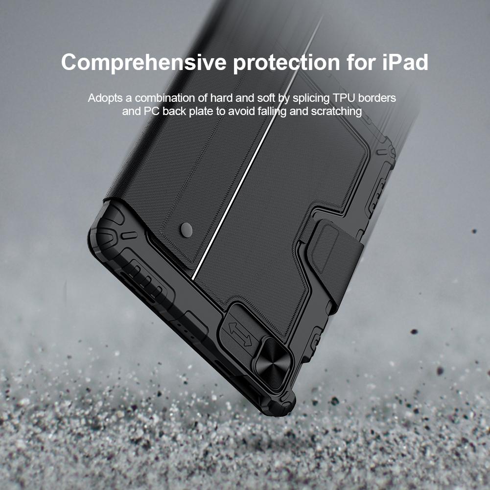 V562-A103057200ADE-202504291927-08 Bluetooth Touch Keyboard Smart Tablet Case For Ipad Air 10.9 / 4 / 5 / Pro 11 2020-2022 In Black - Image 9