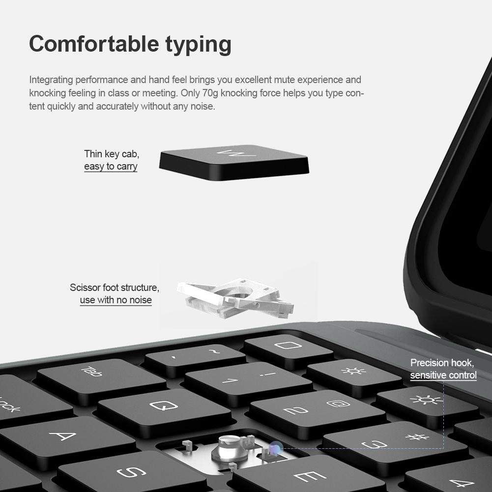 V562-A103057200ADE-202504291927-09 Bluetooth Touch Keyboard Smart Tablet Case For Ipad Air 10.9 / 4 / 5 / Pro 11 2020-2022 In Black - Image 10