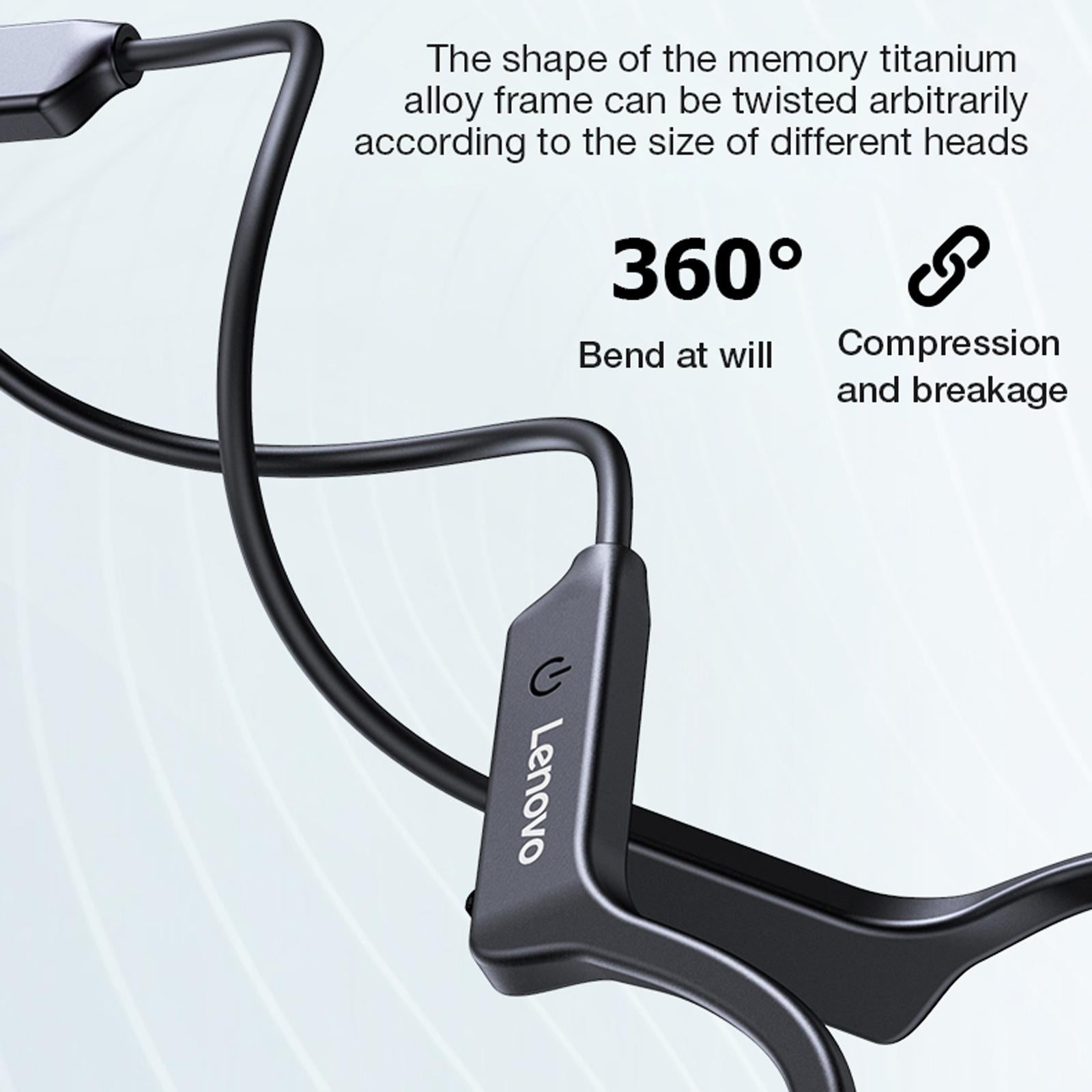 V562-A103608100ADE-202505222011-07 Waterproof Bone Conduction Bluetooth Earphones - Black - Image 8