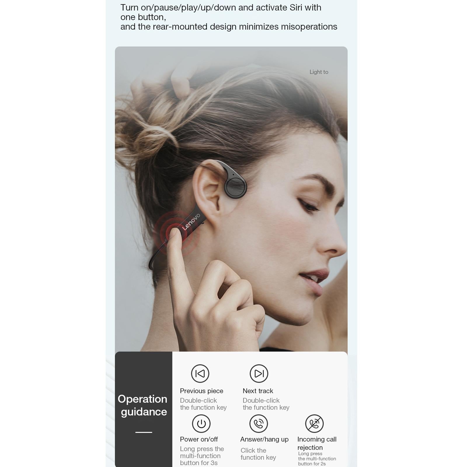 V562-A103608100ADE-202505222011-08 Waterproof Bone Conduction Bluetooth Earphones - Black - Image 9