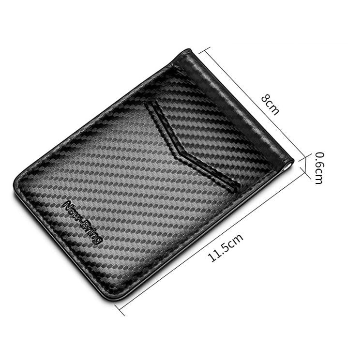 V562-A1036477850DBT-202503280221-02 Ultra Thin Rfid Card Holder For Men Secure Multi Card Id Leather Case - Black - Image 3