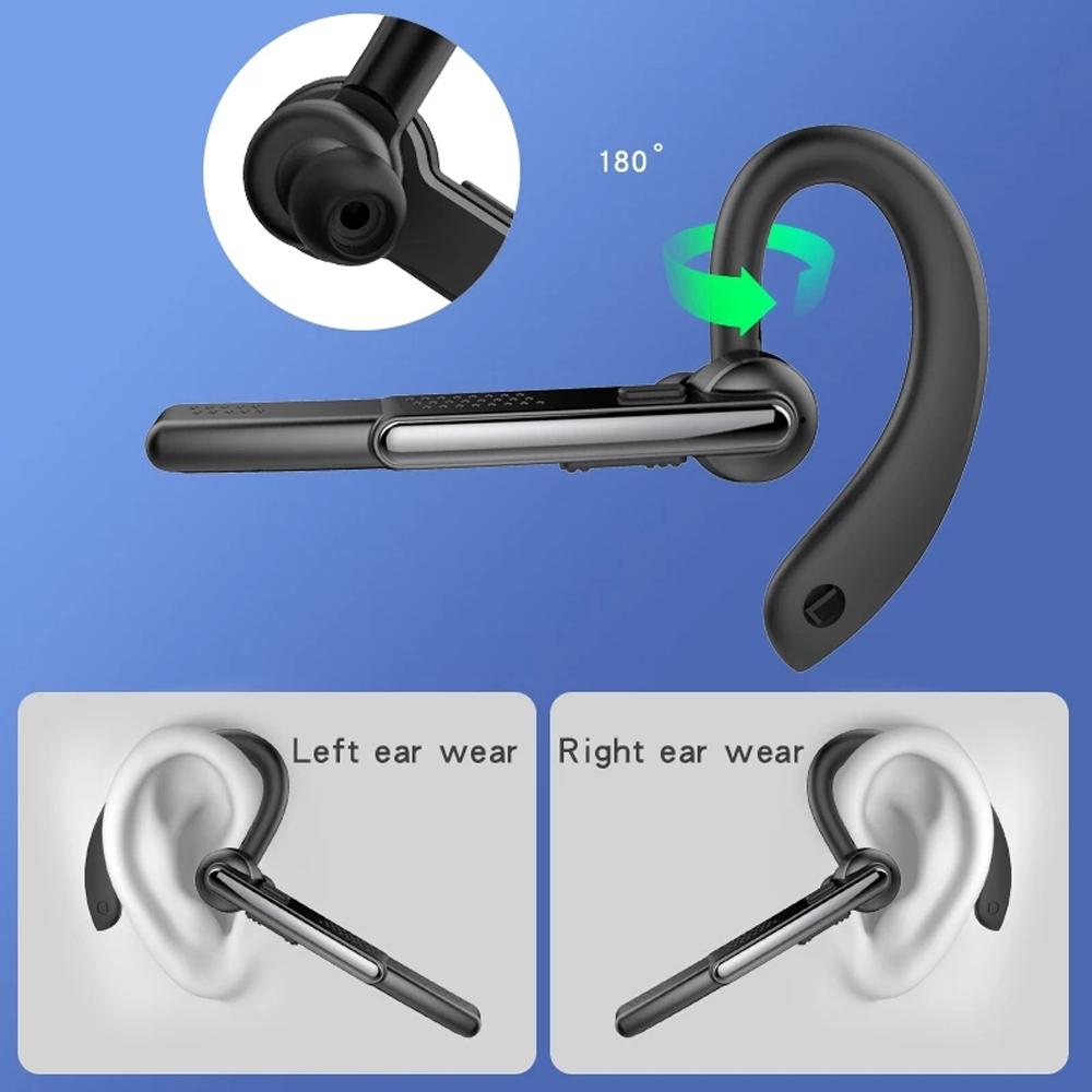 V562-A104446100AYS-202505261812-06 Wireless Bluetooth Earphone with Noise Cancelling and Mic - Black - Image 7