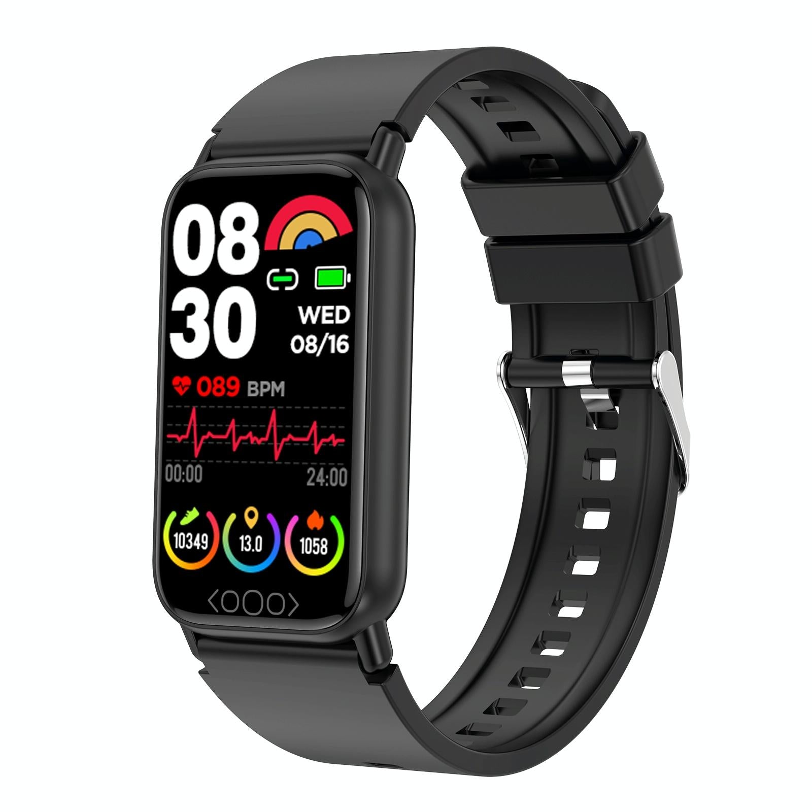 V562-A104705200AYS-202504171906-00 Smart Health Monitoring Watch With Colour Screen - Black - Image 1