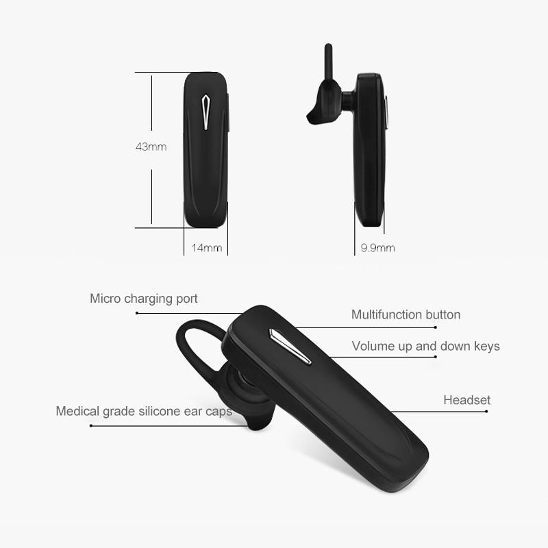 V562-A1048742210DBT-202505222106-02 Wireless Bluetooth Earphone for Samsung - Hands Free V4.1 Black - Image 3