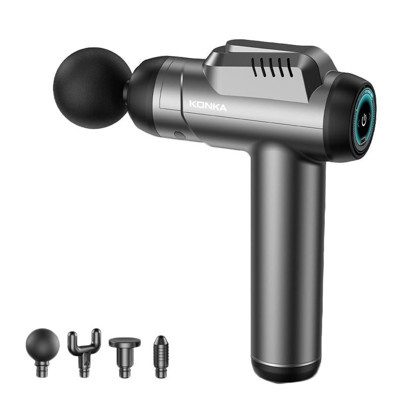 V562-A1048893060DBT-202502241720-00 Intelligent 6-Speed Fascia Massager With 4 Heads - Gray - Image 1