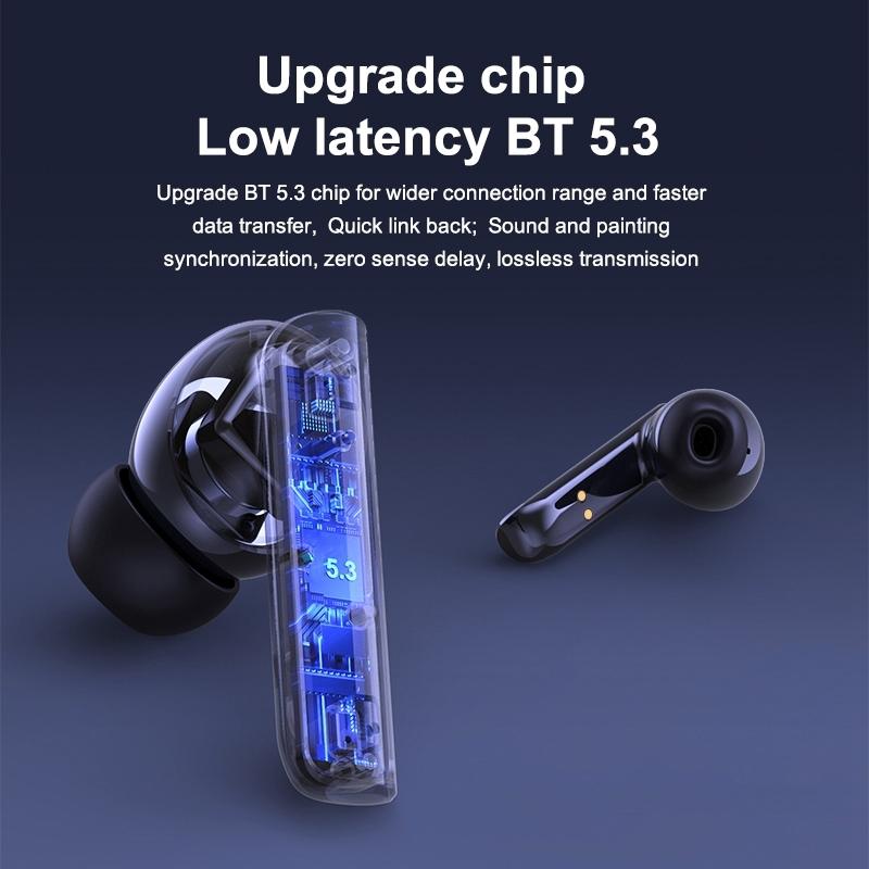 V562-A105185600ADE-202505222017-04 Wireless Anc Bluetooth Earphones - Active Noise Reduction - Black - Image 5