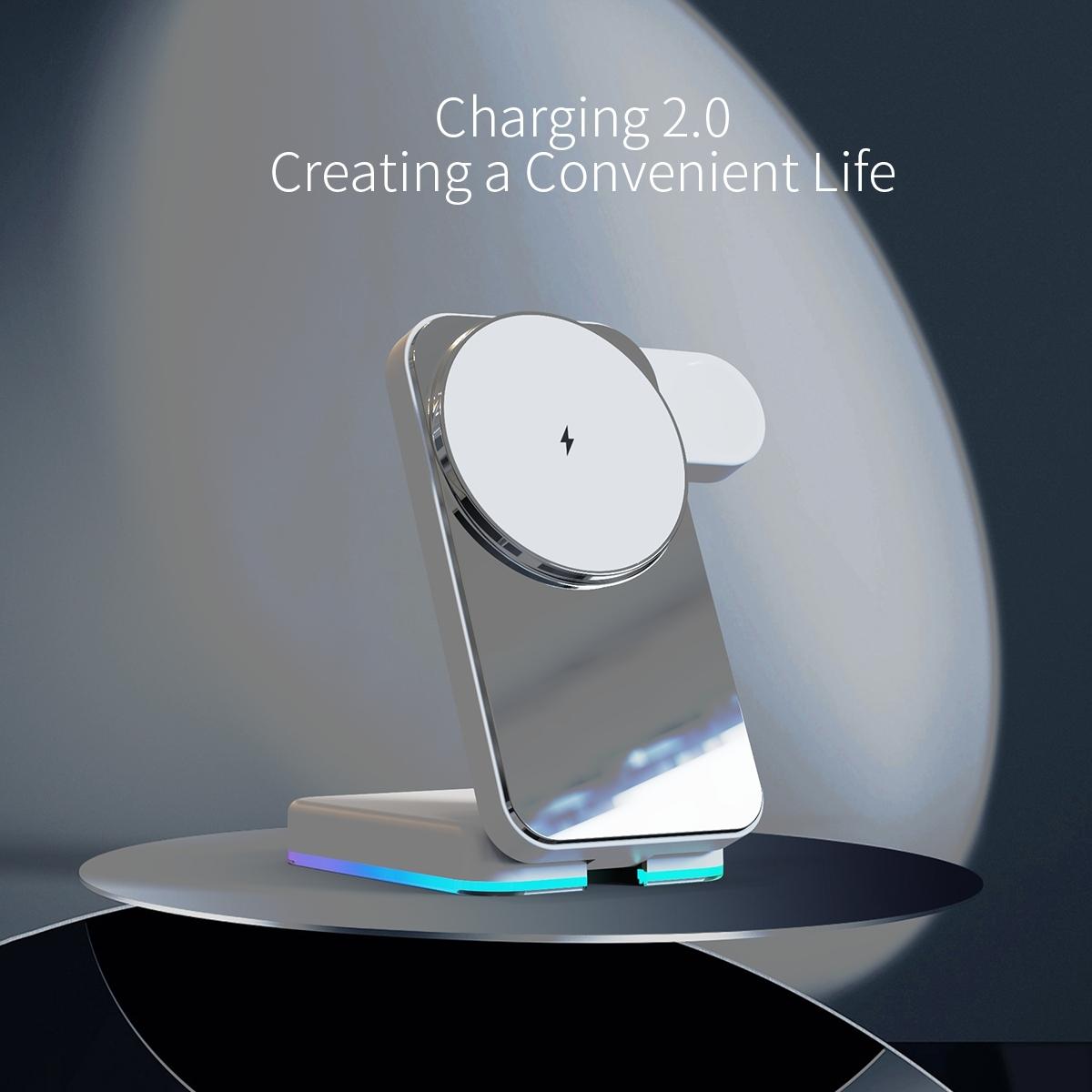 V562-A105591700ADE-202504211915-10 Foldable 3 In 1 Rgb Led Wireless Charger - Black - Image 11