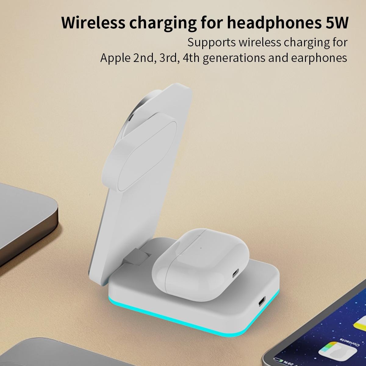 V562-A105591700ADE-202504211915-13 Foldable 3 In 1 Rgb Led Wireless Charger - Black - Image 14