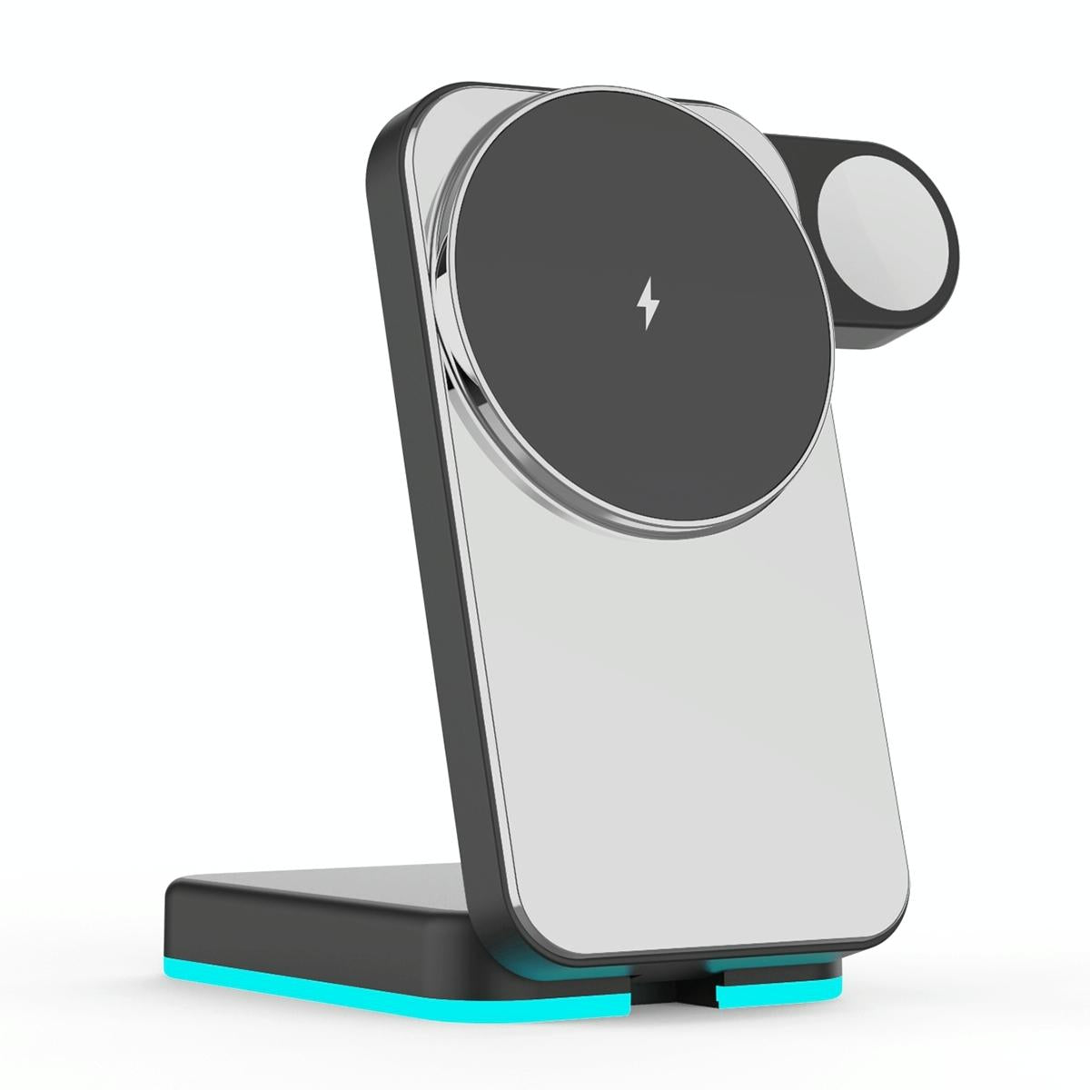 V562-A105591700ADE-202504211915-15 Foldable 3 In 1 Rgb Led Wireless Charger - Black - Image 16