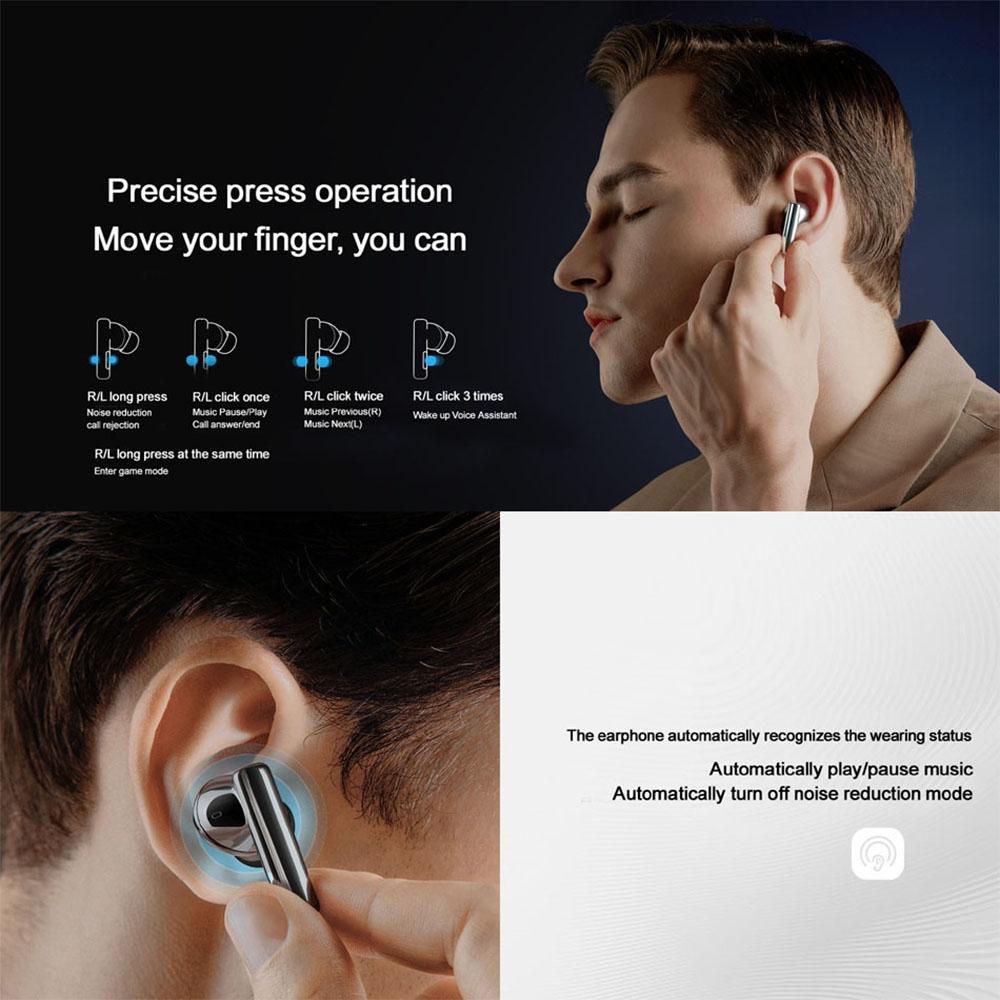 V562-A1056222850DBT-202505261906-10 Waterproof Bluetooth Earbuds with Active Noise Reduction - Silver - Image 11