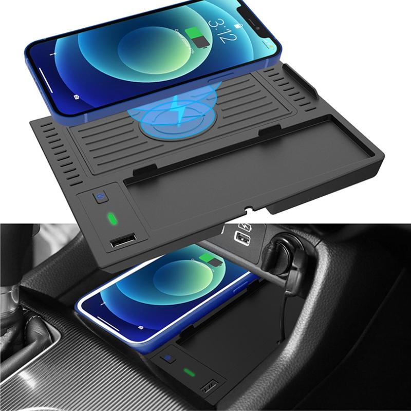 V562-A1056383060DBT-202504212051-00 Wireless Charger for Left-hand Drive Honda Civic / Integra 22-23 - Black - Image 1