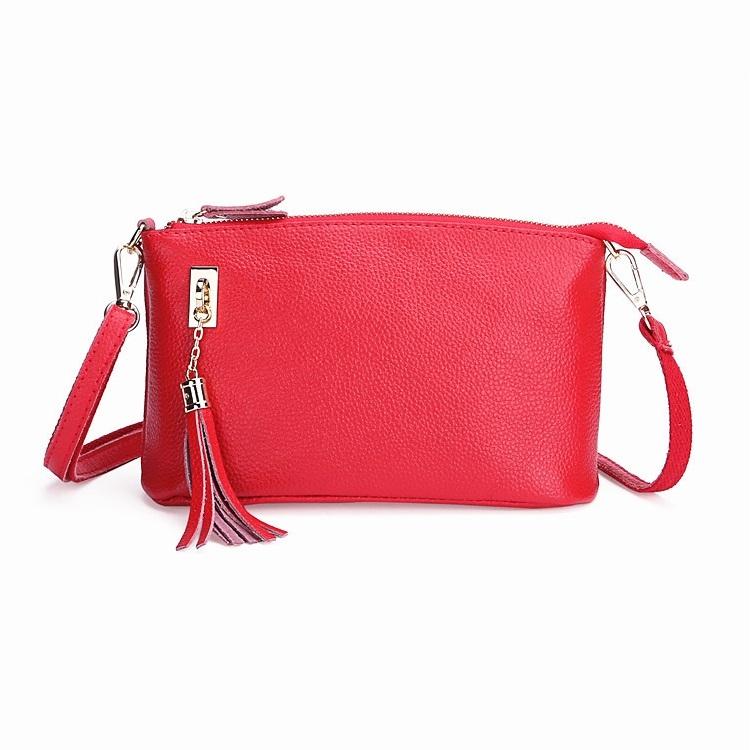 V562-A1057712750DBT-202505191432-00 Fringed One Shoulder Bag For Women Large Capacity Casual - Red - Image 1