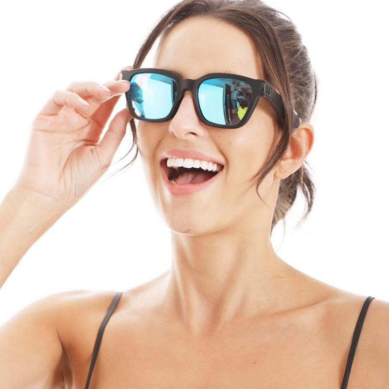 V562-A1060668450DBT-202505261808-05 Waterproof Bluetooth Glasses Earphone - Mini Binaural Smart Call - Black Sunglasses - Image 6